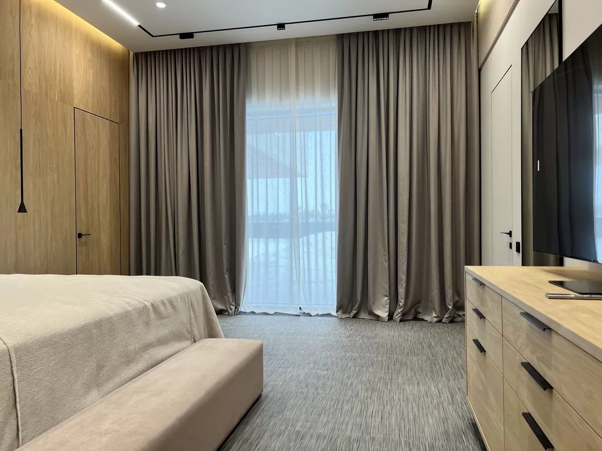 Портьеры бархатные и тюль 3.5/3.5